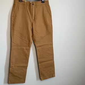 GOODFELLOW & CO brown straight chino pants